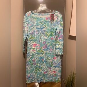 Lilly Pulitzer, 3 quarter length sleeved, size small, Sophie dress.